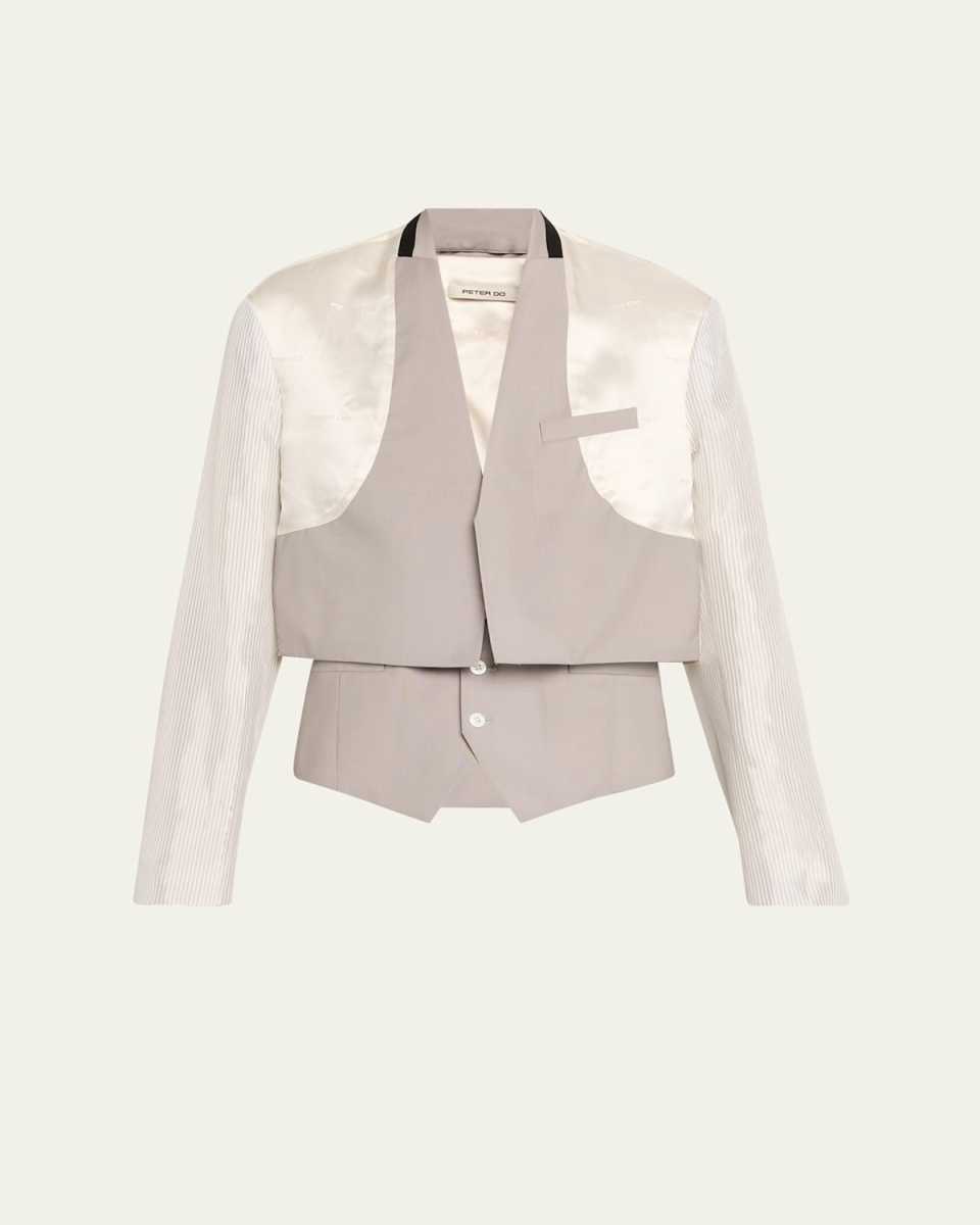Mun Patchwork Blazer Jacket